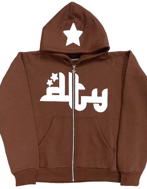 Load image into Gallery viewer, Star Letter Print Hoodies
