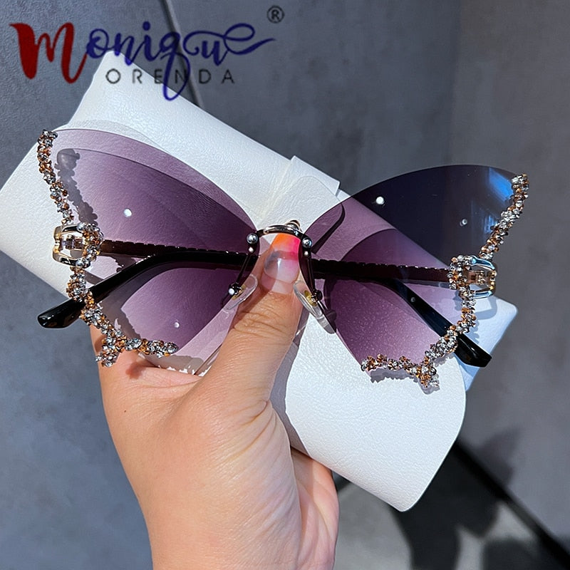 Diamond Butterfly Sunglasses